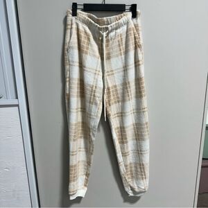 NWT Aerie Snowed-In Fleece Jogger Soft Muslin Size S